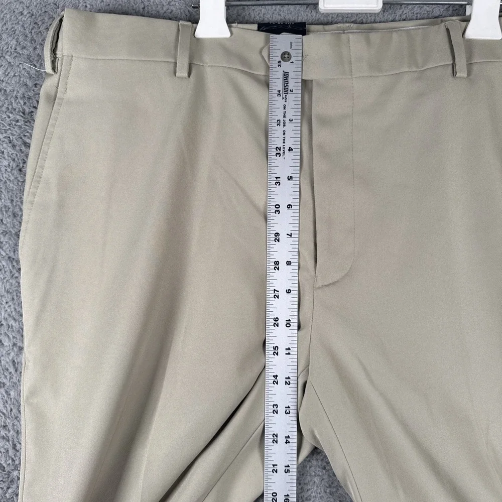 Jos A Bank Traveler Pants‎ Mens 38x34 Khaki Flat Front Chinos NWT